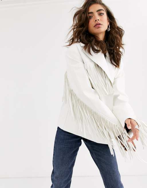 Mens fringe jacket clearance asos