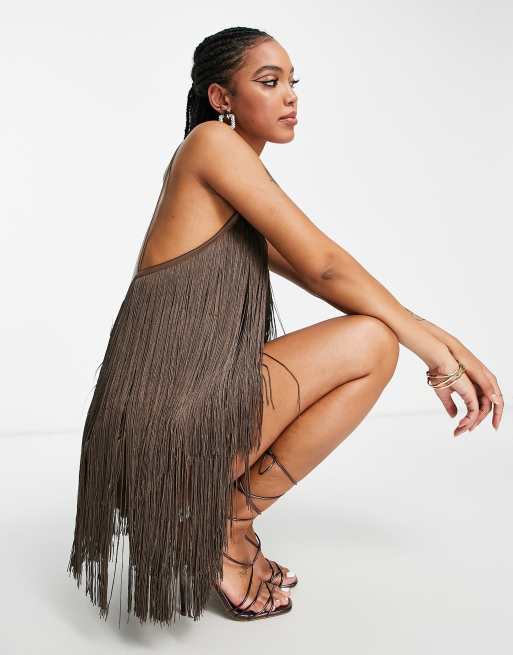 Forever 21 shop fringe dress