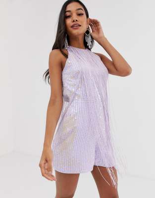 asos sequin playsuit