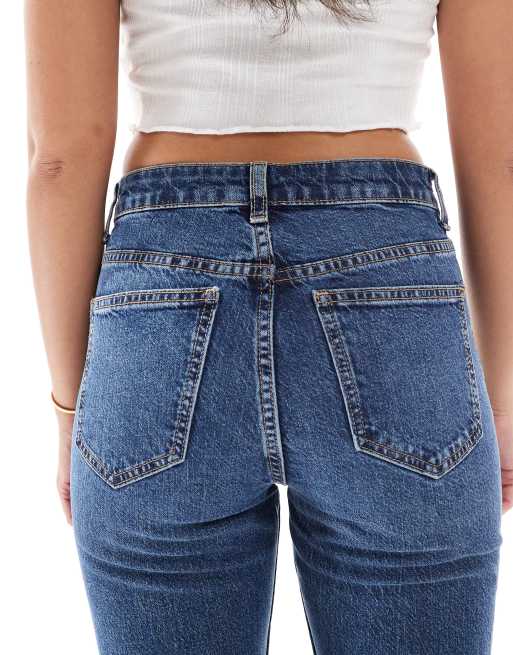 ASOS DESIGN front pocket flared jeans in vintage wash