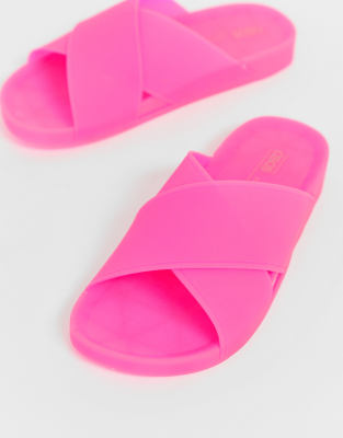 asos jelly flat sandals