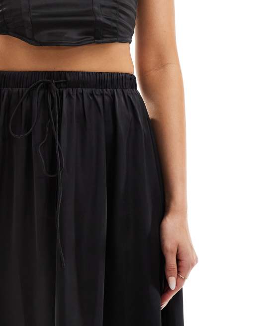 Asos full midi skirt best sale