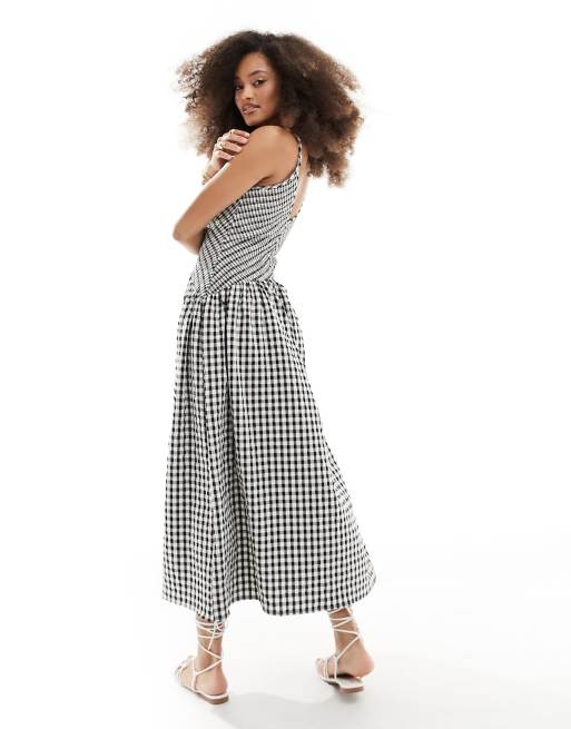 Gingham plaid 2024 dress skirt