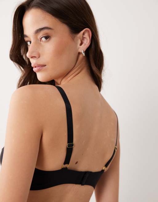 ASOS DESIGN – Fuller Bust – Carla – Glättender Bügel-BH in Schwarz, 4 von 4