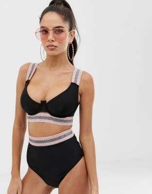 asos high leg bikini