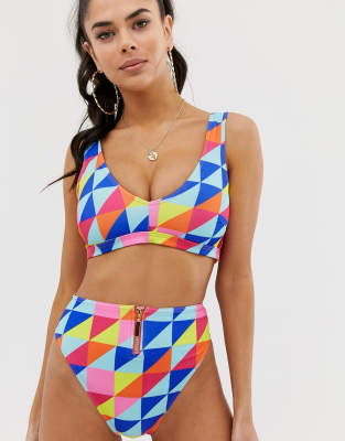 high waisted bikini fuller bust