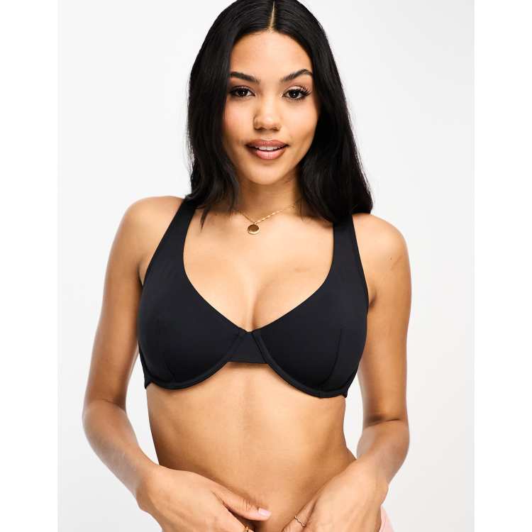 ASOS DESIGN Fuller Bust Marina polyamide blend smoothing underwire