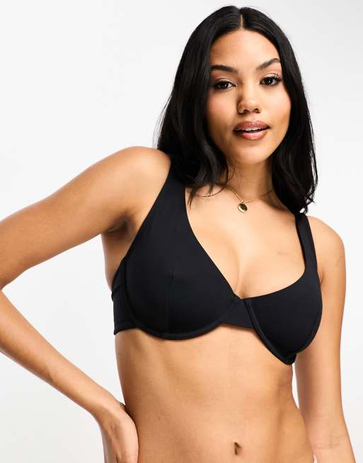 ASOS DESIGN Marina polyamide blend smoothing underwear in black