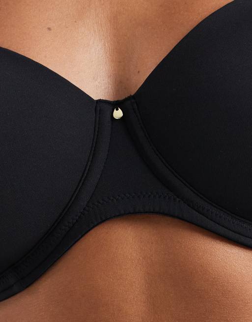 ASOS DESIGN Fuller Bust molded multiway underwire bra in black, 4 of 4