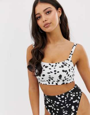 asos dalmatian bikini