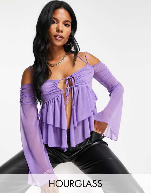 Lavender store mesh top