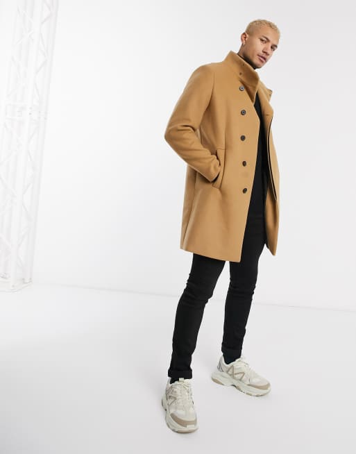 Asos camel coat outlet mens