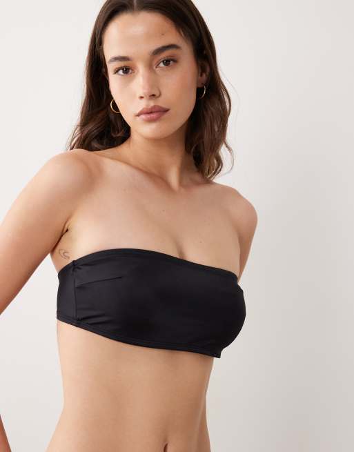 ASOS DESIGN – Fylligare byst – Maya – Svart bikini, 5 av 6