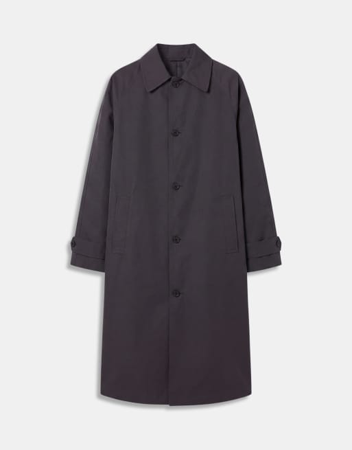 ASOS DESIGN - gabardina extragrande en gris carbón, 6 de 9