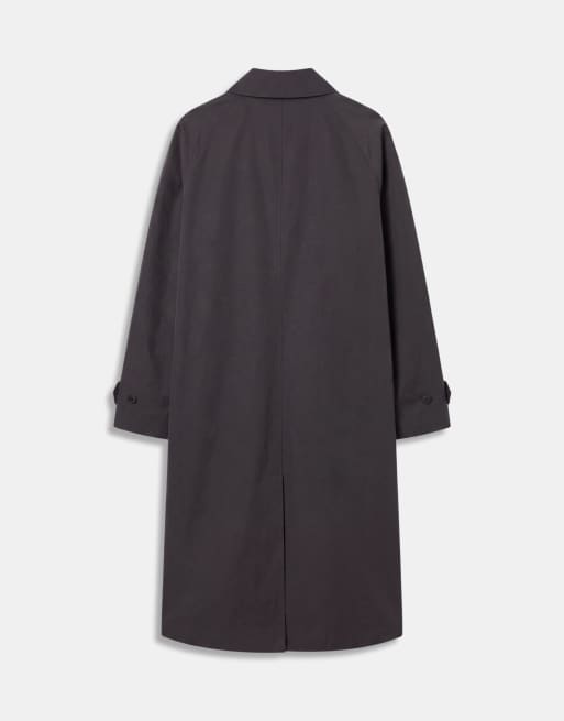 ASOS DESIGN - gabardina extragrande en gris carbón, 7 de 9