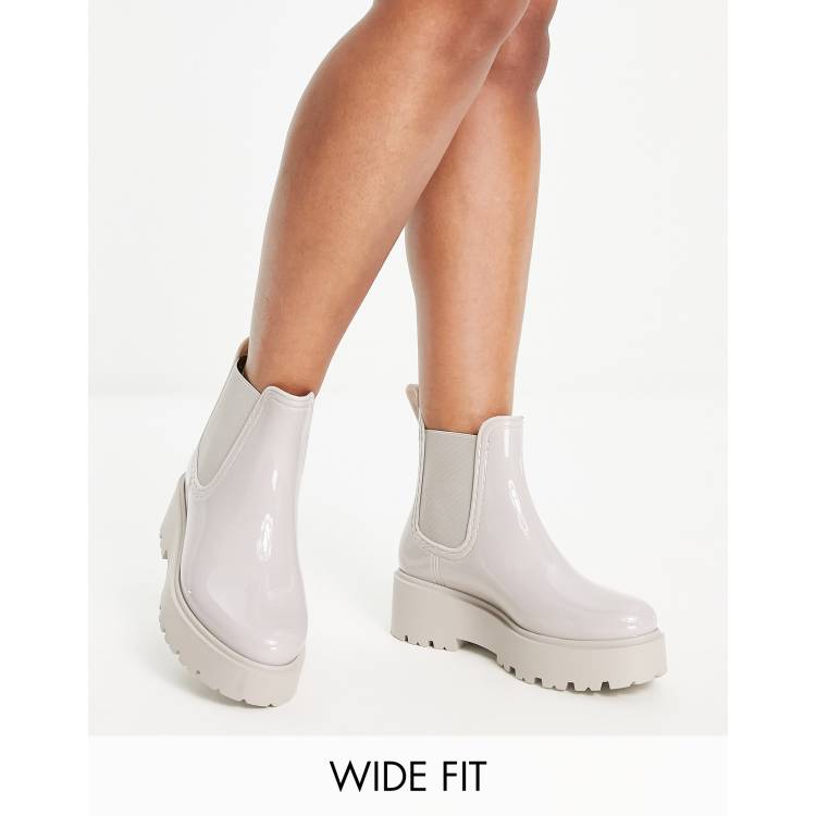 ASOS DESIGN Gadget Bottes de pluie Chelsea pointure large