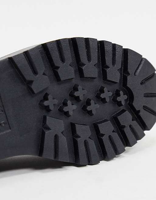 ASOS Gadget Chelsea Regenlaarzen Met Dikke Zool in het Zwart Dames Schoenen voor voor Laarzen voor Regenlaarzen 