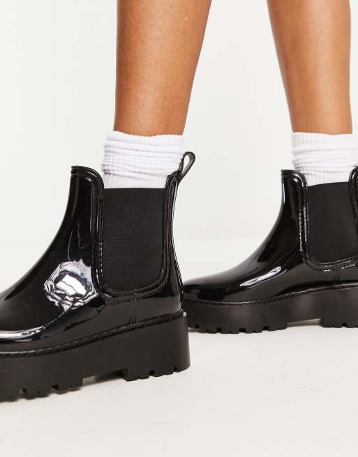 Chunky chelsea clearance rain boots