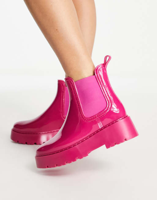 Hot pink 2024 wellington boots