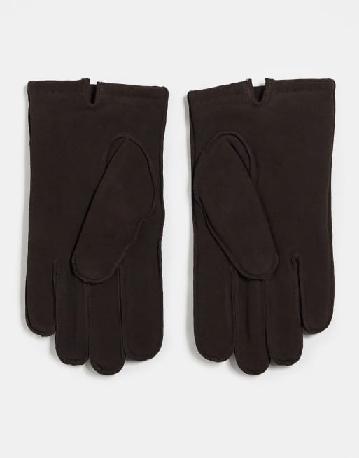 ASOS DESIGN - Gants en daim de qualité supérieure - Marron, 3 de 3