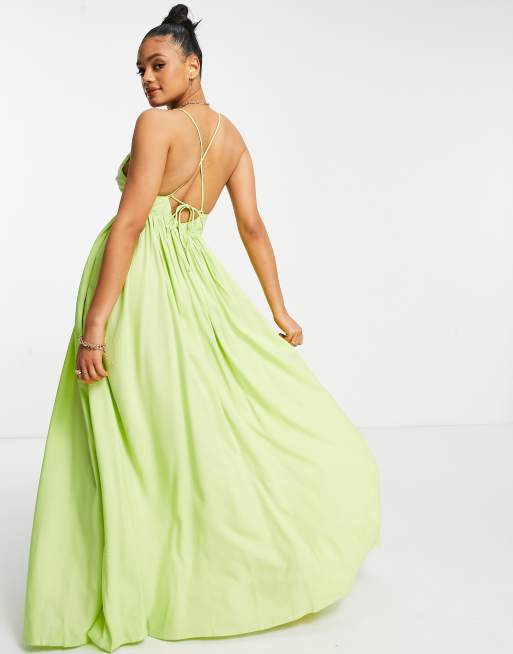balconette maxi dress Makaia Balconette Maxi Dress White