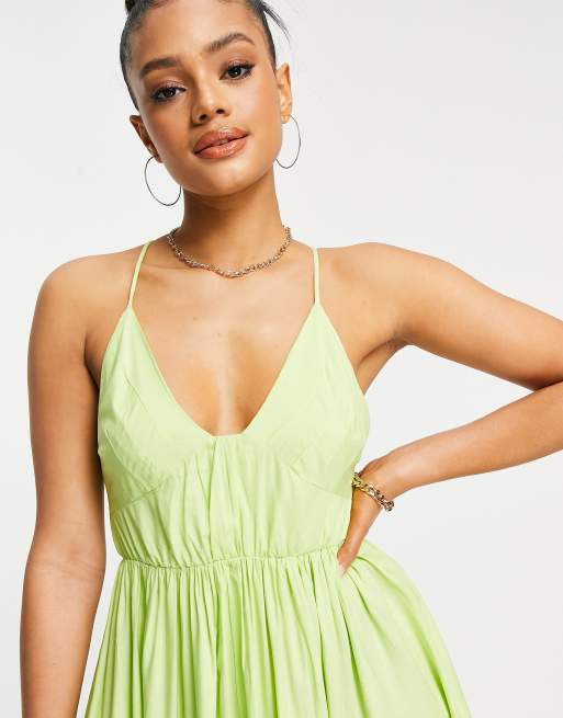 asos beach maxi dress ASOS DESIGN plunge sheer maxi beach dress in with rope detail in orange