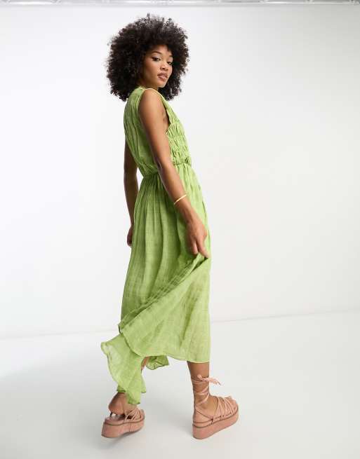 High low deals midi dress