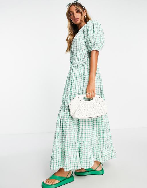 Asos checked cheap dress