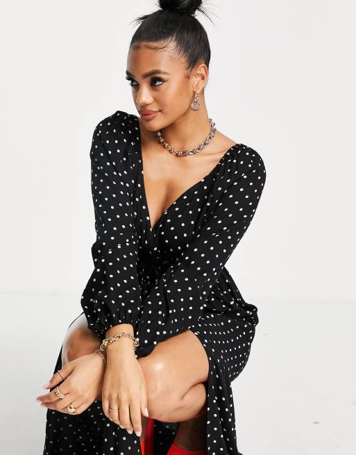 Asos polka dot dress on sale