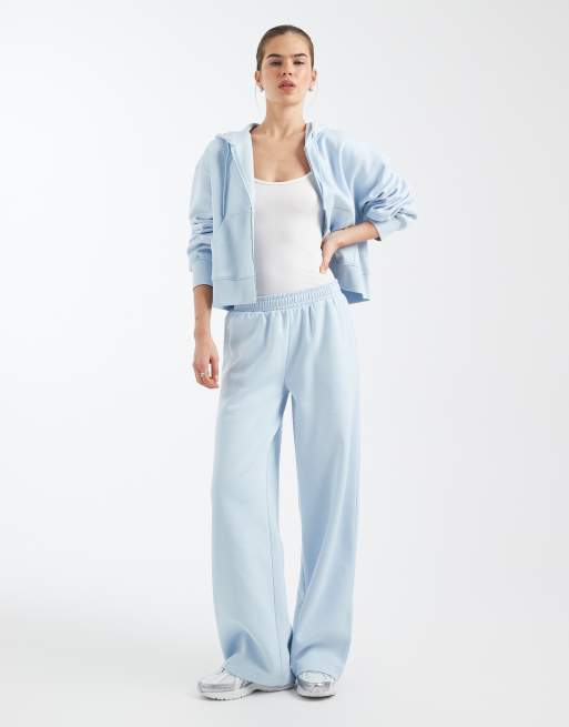 ASOS DESIGN - Geborstelde co-ord set in babyblauw, 2 van 4