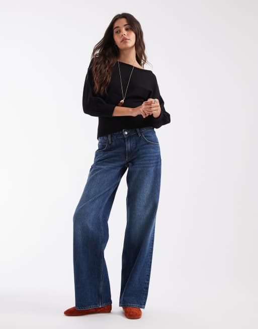 ASOS DESIGN gebreide aansluitende top met boothals in zwart, 2 van 4