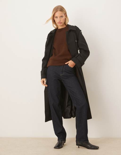 ASOS DESIGN - Gebreide tanktop met gerimpeld detail in bruin, 4 van 4