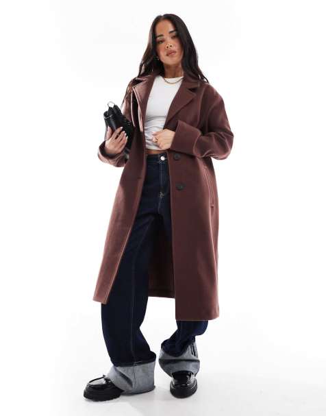 ASOS DESIGN - Gemakkelijke nette jas in bruin - view 1