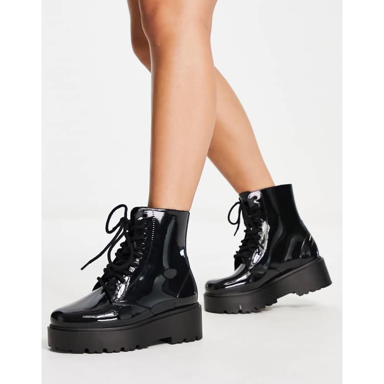 Asos lace 2025 up ankle boots