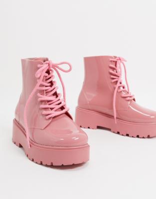 asos pink boots