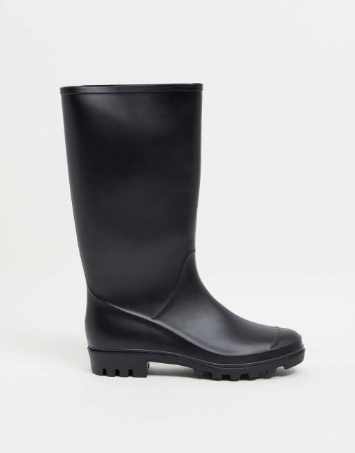 ASOS DESIGN – Genie – Gummistiel zum Schlüpfen in Mattschwarz, 2 von 4