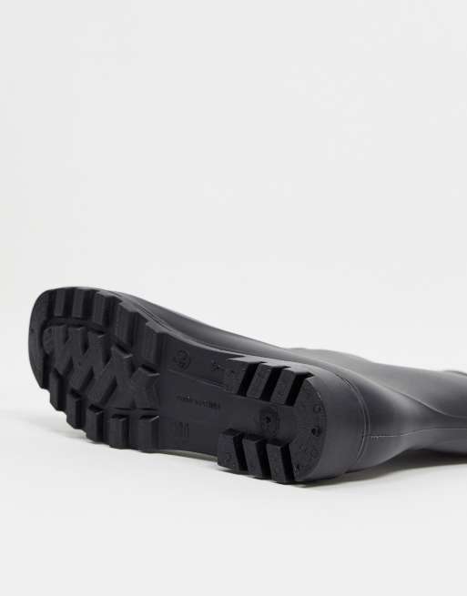 ASOS DESIGN – Genie – Gummistiel zum Schlüpfen in Mattschwarz, 3 von 4