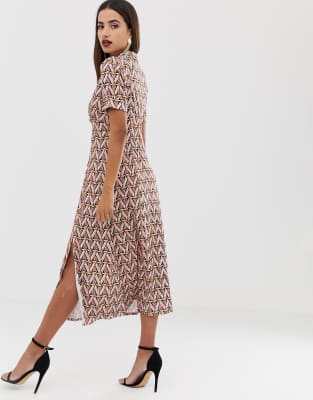 asos geometric dress
