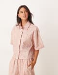 [ASOS DESIGN] ASOS DESIGN Georgie mix & match woven shirt in vintage ditsy print-No colour 12 Ditsy print