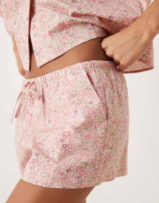 ASOS DESIGN Georgie mix & match woven short in vintage ditsy print, 3 of 4