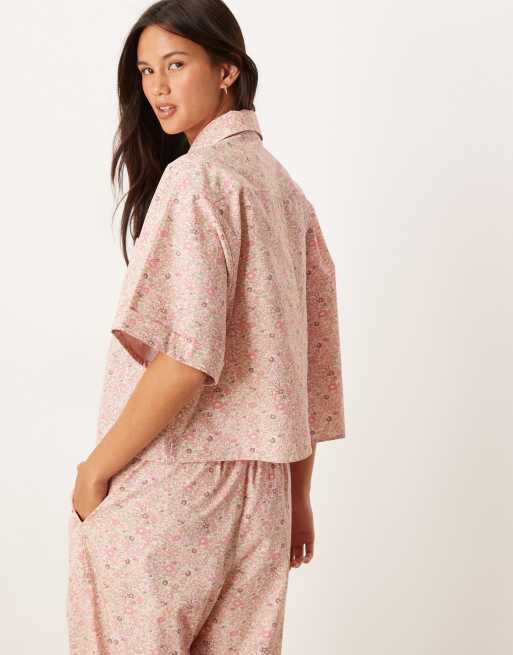ASOS DESIGN – Georgie – Mixa och matcha – Vävd skjorta i litet vintagemönster, 3 av 4