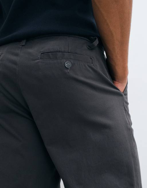 ASOS DESIGN – Gerade geschnittene Chinohose in Anthrazit, 5 von 5