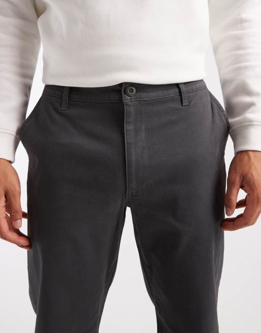 ASOS DESIGN – Gerade geschnittene Chinohose in verwaschenem Schwarz, 4 von 5