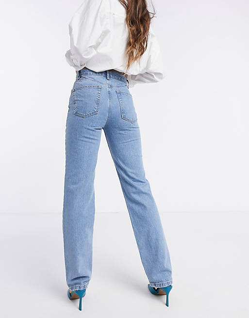 Vintage Highwaist Jeans Herren Kleidung Jeans Gerade geschnittene Jeans Vintage Gerade geschnittene Jeans 