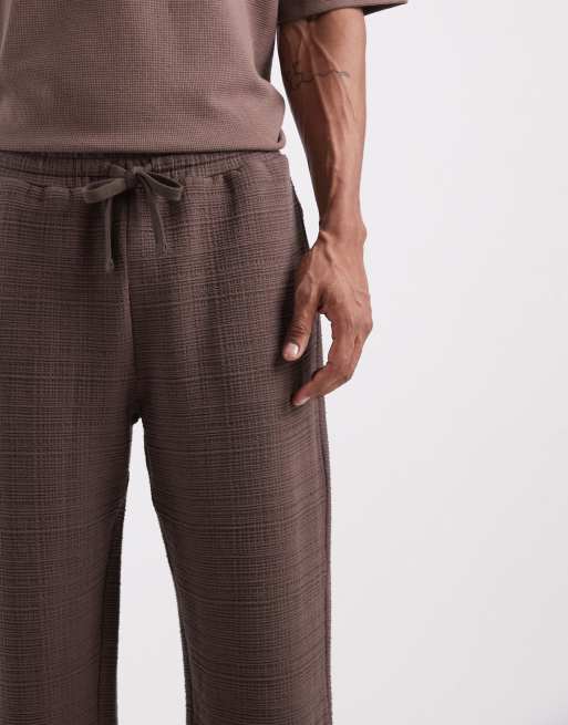 ASOS DESIGN – Gerade geschnittene Jogginghose in Braun, 3 von 5