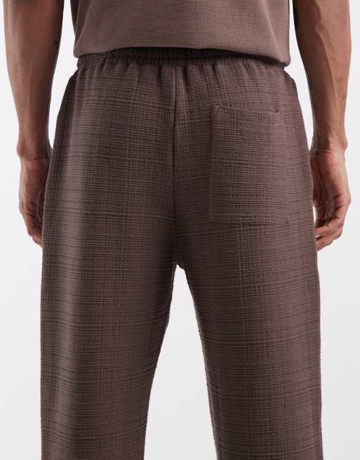 ASOS DESIGN – Gerade geschnittene Jogginghose in Braun, 5 von 5