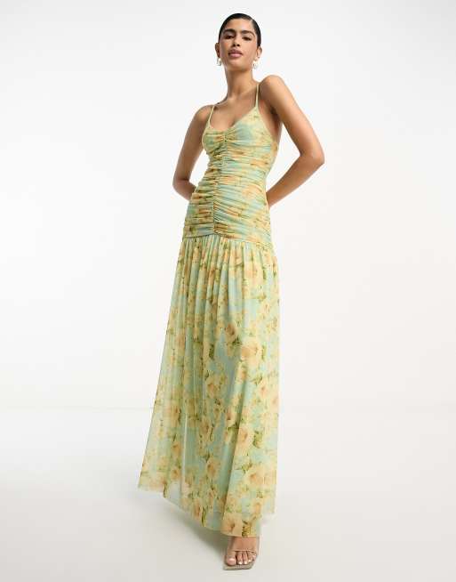 Asos floral maxi clearance