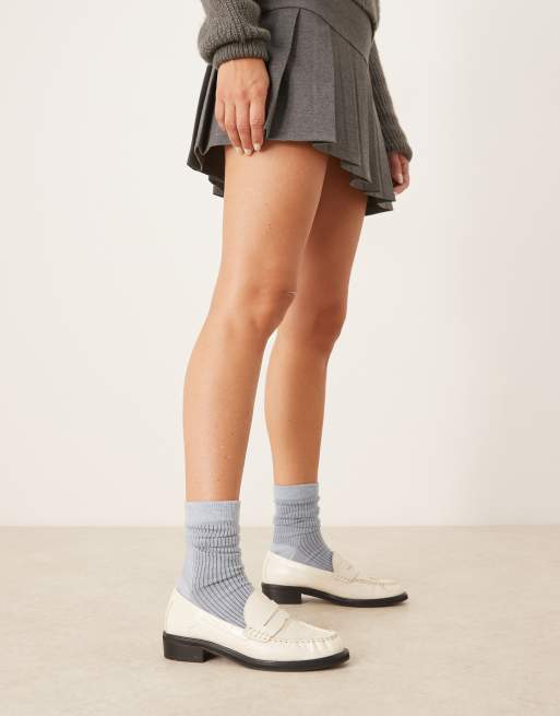  ASOS DESIGN - Geribbelde sokken in gemêleerd lichtblauw, 3 van 3