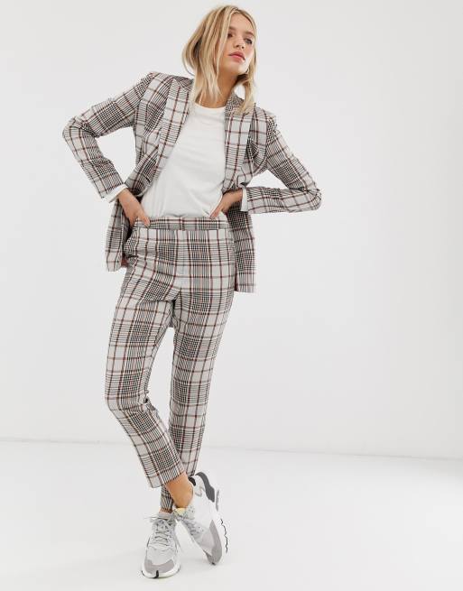 ASOS DESIGN - Summer Based - Geruit colbert en smalle broek, 3 van 3