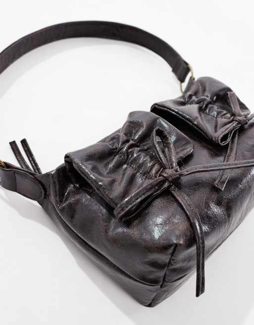 Asos leather bag clearance